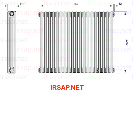 Радиатор IRSAP Tesi 32200/19 T14 CL 01